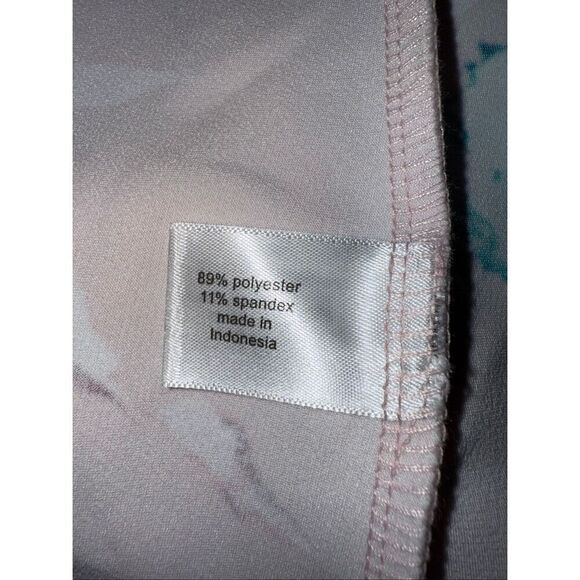 Lane Bryant Size 18 Lena High Low Dress Pastel Pink Blue Floral Modest Feminine - Picture 15 of 15